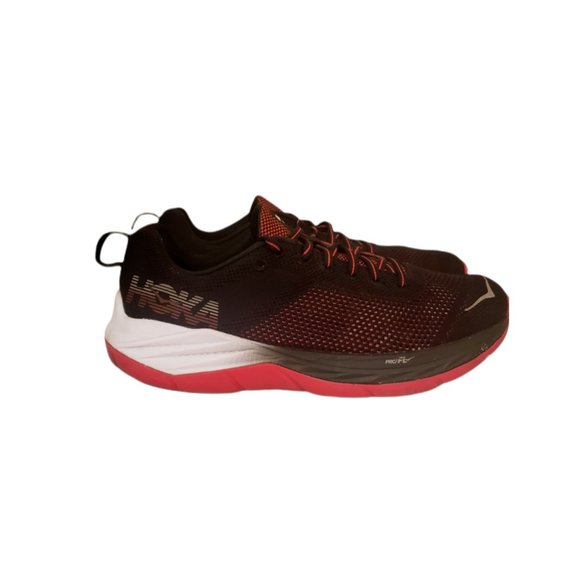 HOKA ONE ONE Mach Black / White Running Shoes - Men\'s Size 8